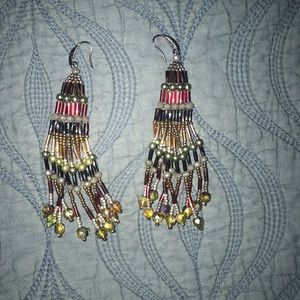 Handmade Native American Patterned Earrings